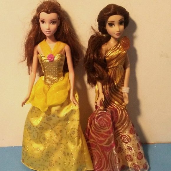 Disney Princess Style Series Belle doll and Princess Belle doll - Picture 1 of 6